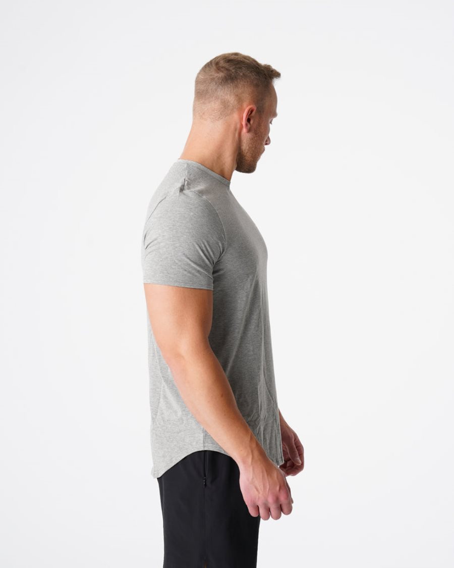 Camiseta NVGTN Pulse Fitted Hombre Gris España | P7fJJ6K2