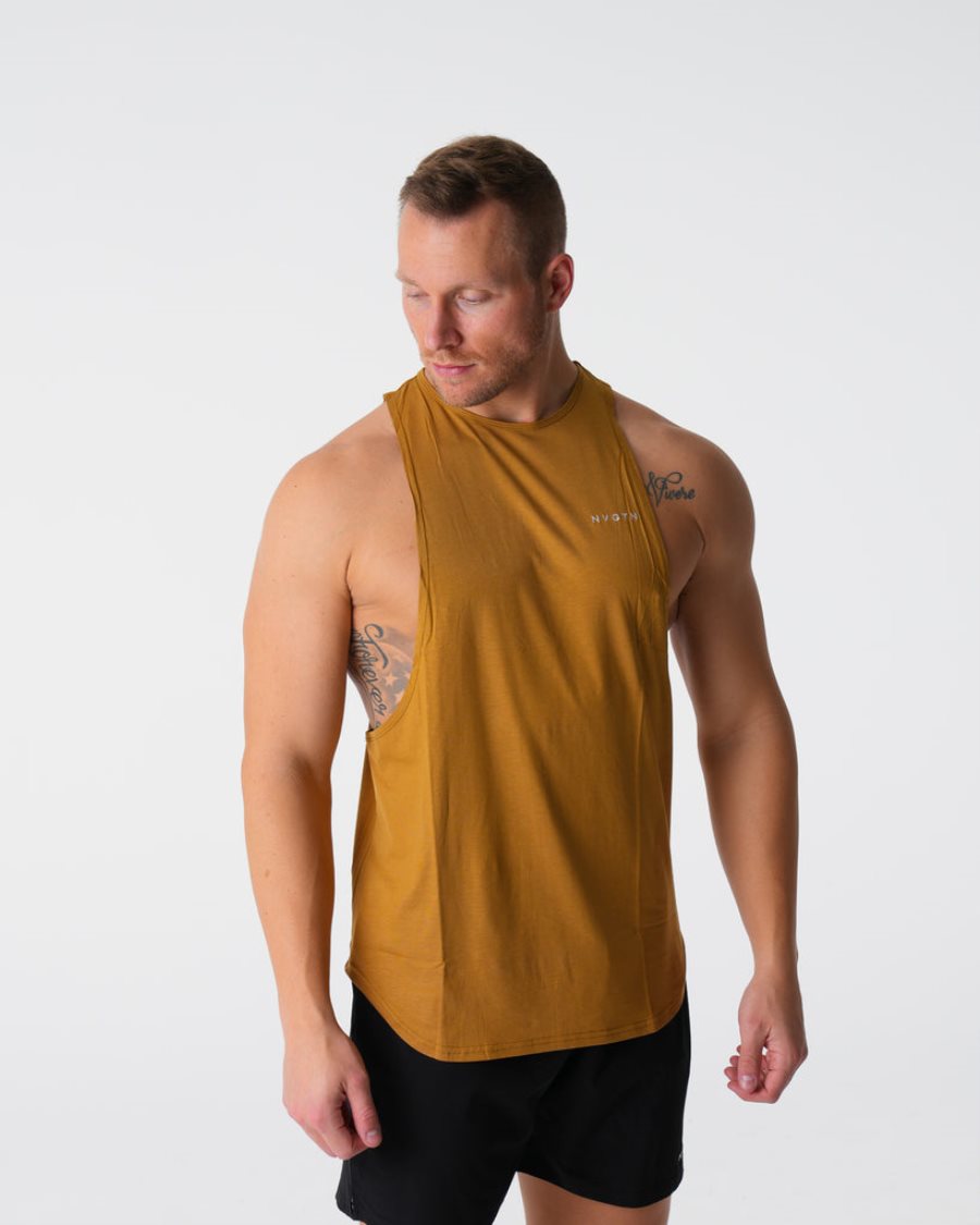 Camiseta Tirantes NVGTN Pulse Edge Hombre Naranjas España | 6p6qd5TA