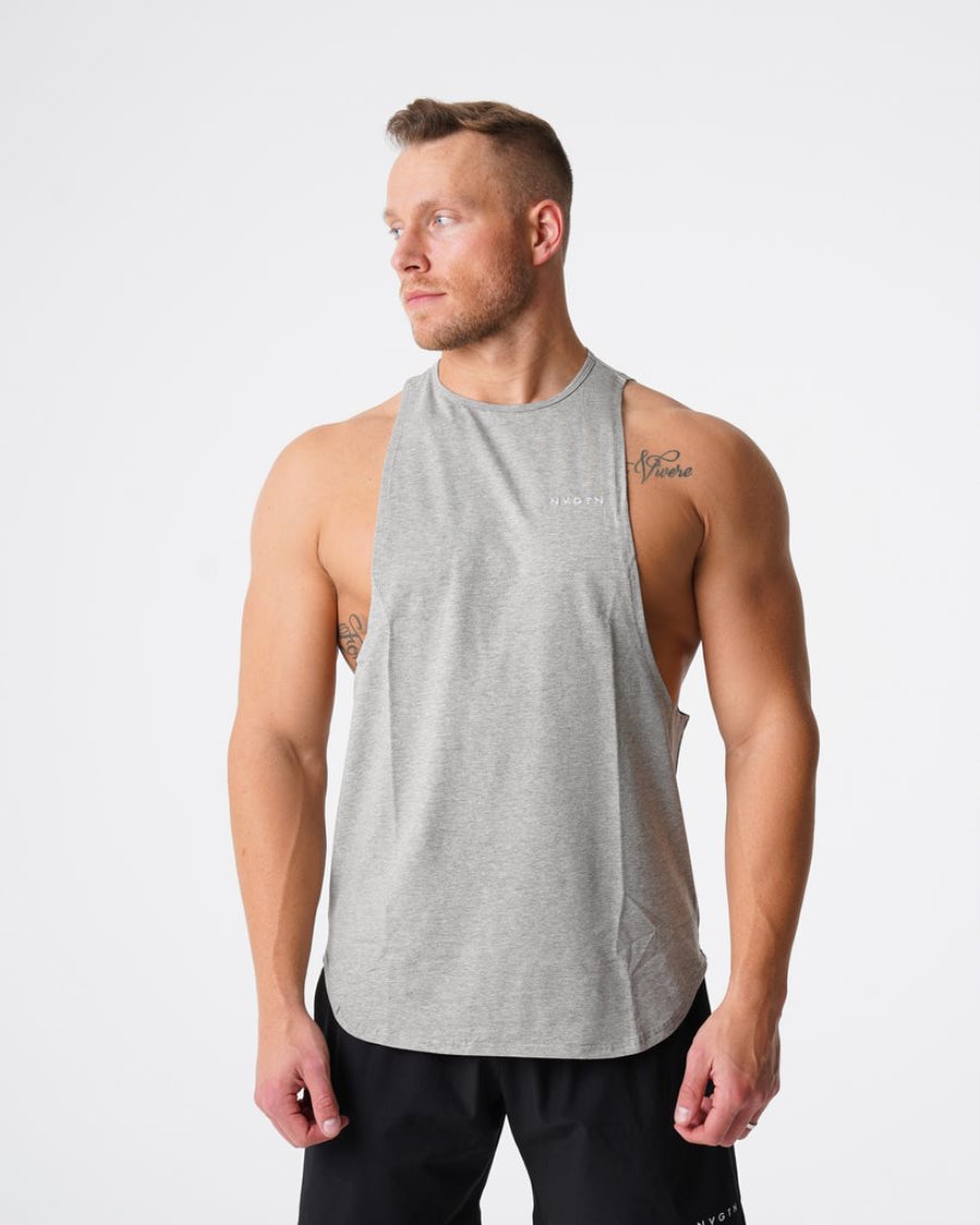 Camiseta Tirantes NVGTN Pulse Edge Hombre Gris España | UoBZg3AD