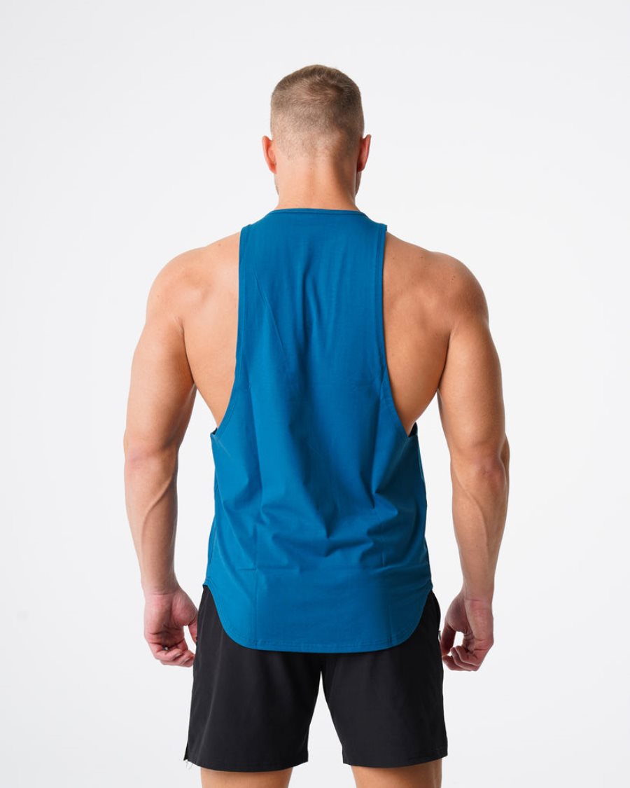 Camiseta Tirantes NVGTN Pulse Edge Hombre Azules España | s6LgKNAs