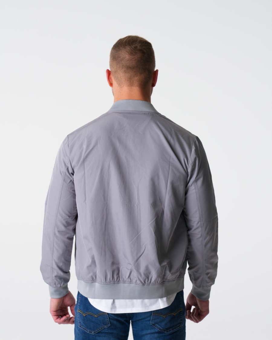 Chaquetas NVGTN Bomber Hombre Gris España | VEoL9iq1