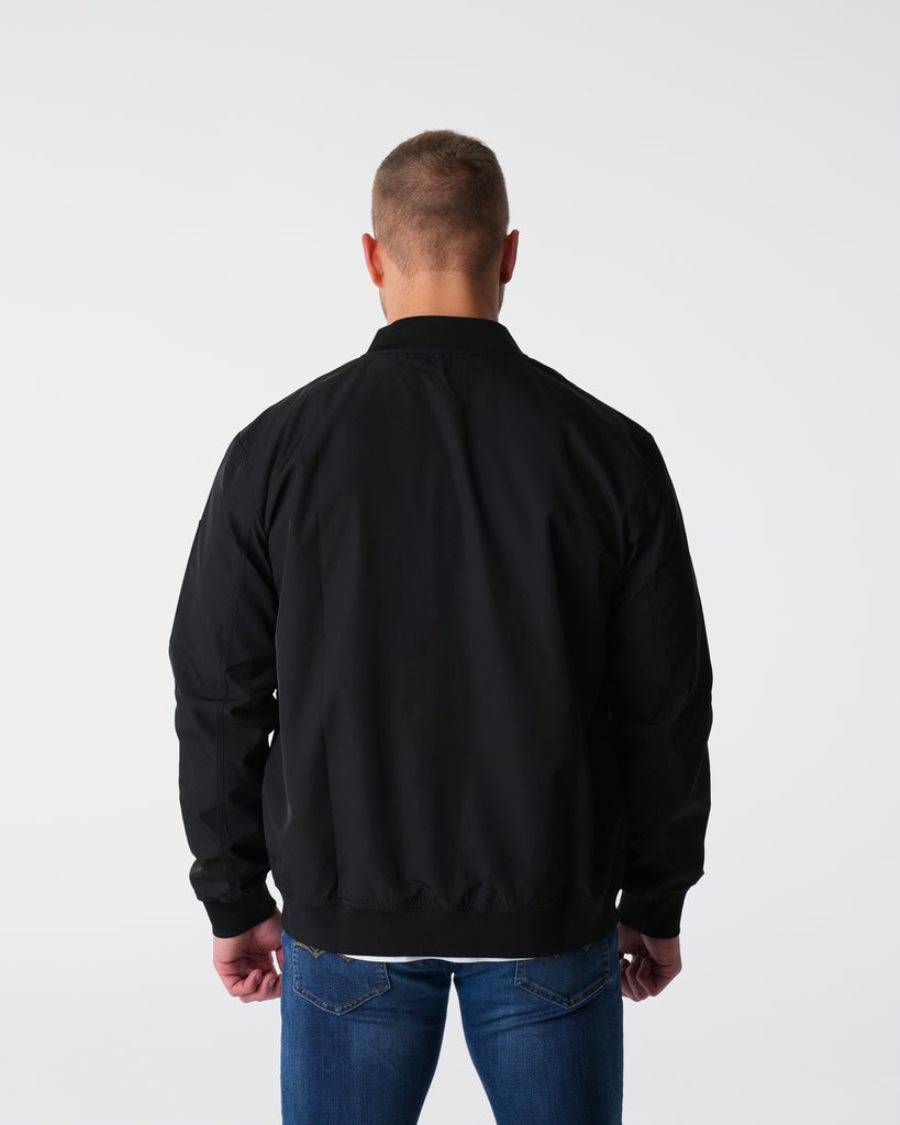 Chaquetas NVGTN Bomber Hombre Negras España | 7idPYdfk