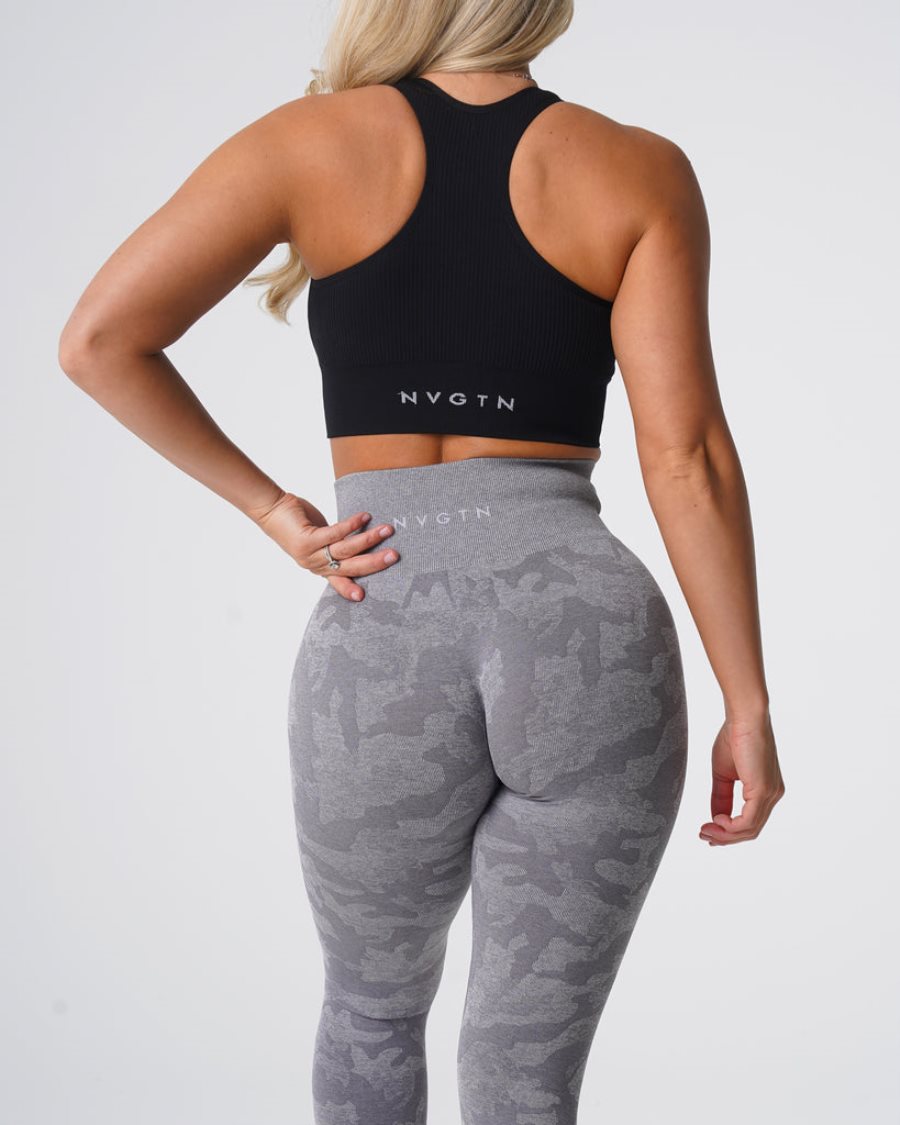 Leggins NVGTN Camo Seamless Mujer Gris España | fsX8Gtx1