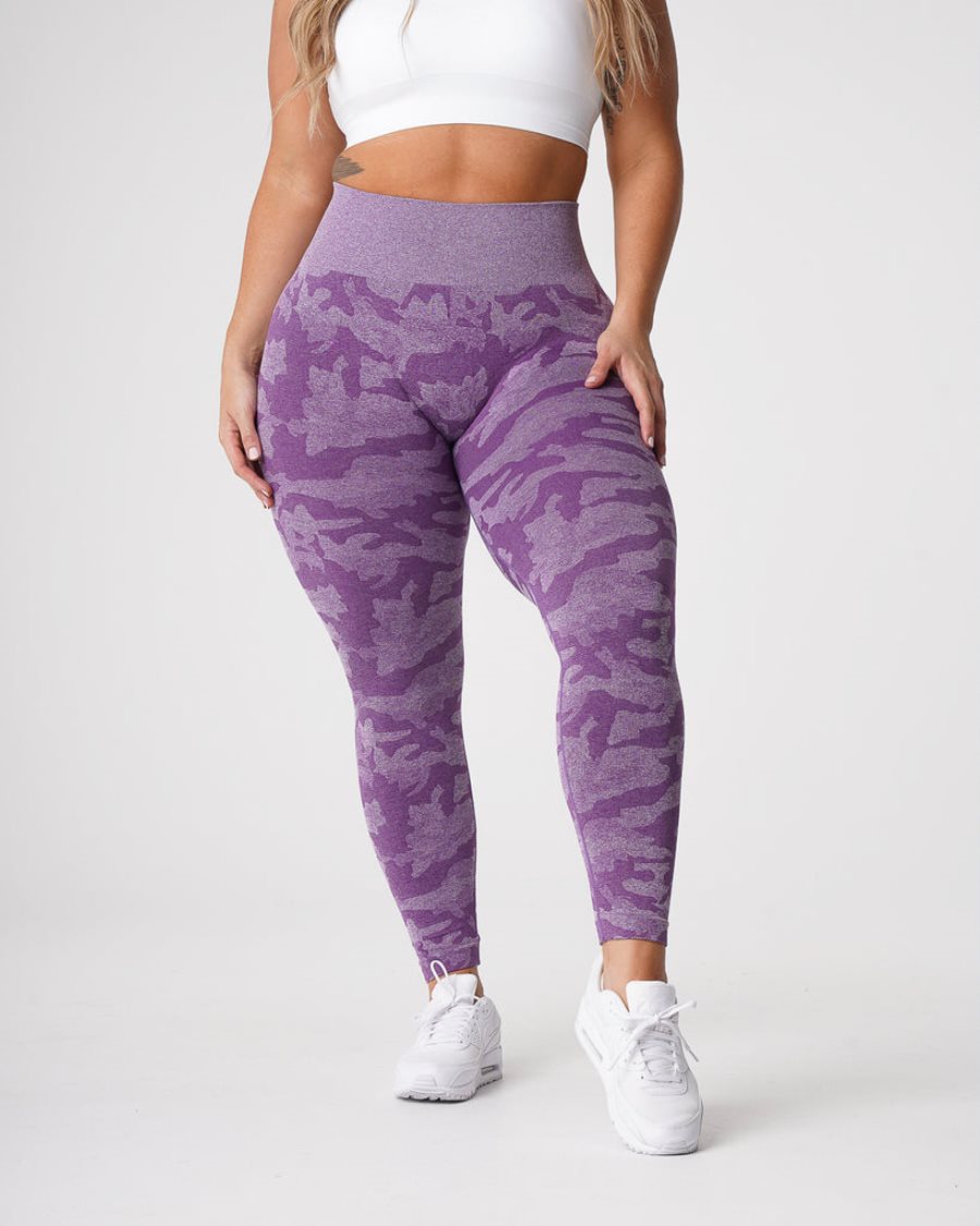 Leggins NVGTN Camo Seamless Mujer Moradas España | bd8jt6QG