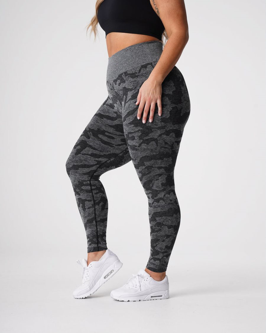 Leggins NVGTN Camo Seamless Mujer Negras España | UsJvcXh1