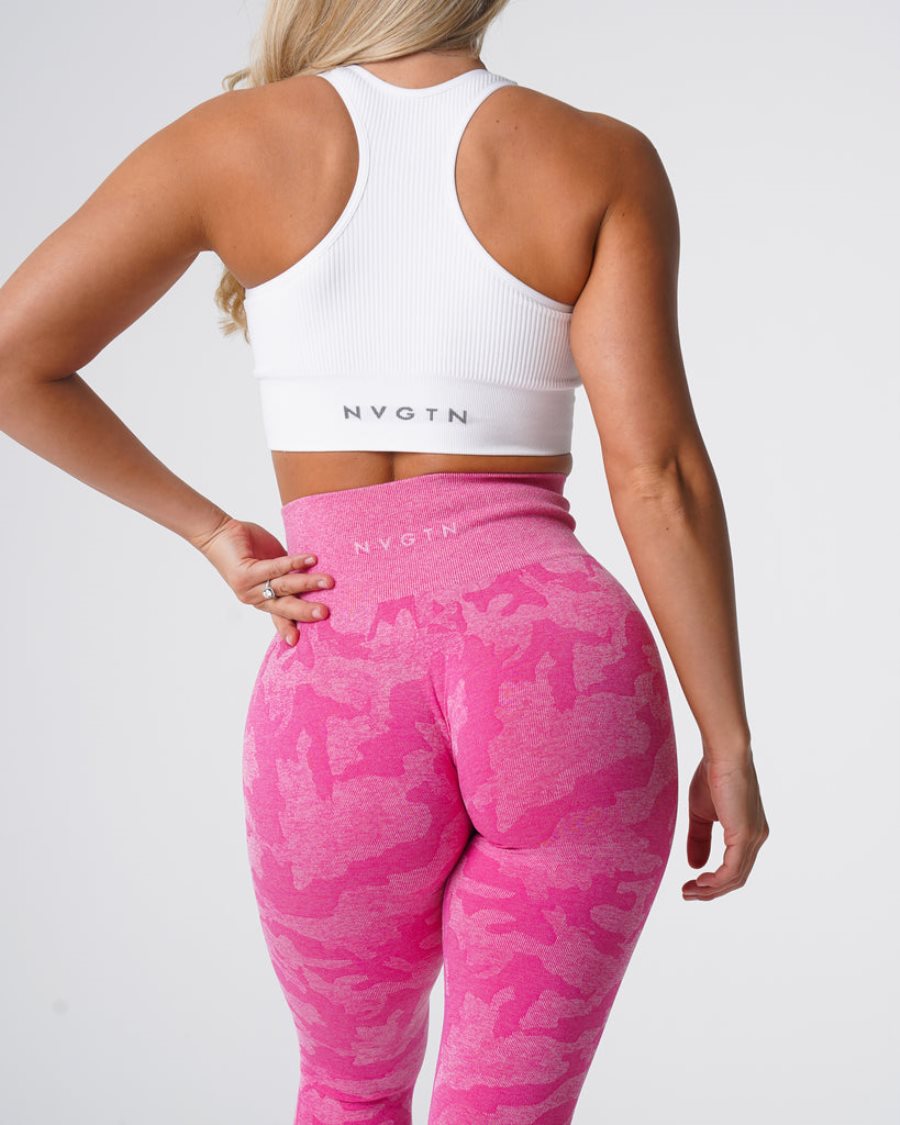 Leggins NVGTN Camo Seamless Mujer Rosas España | SQ1xhGSP