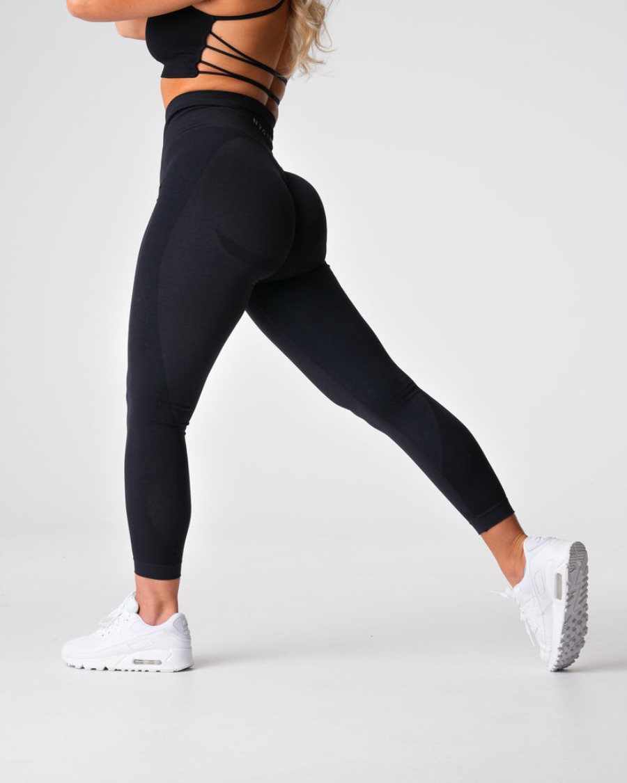 Leggins NVGTN Contour 2.0 Seamless Mujer Negras España | fwcZ7CT8