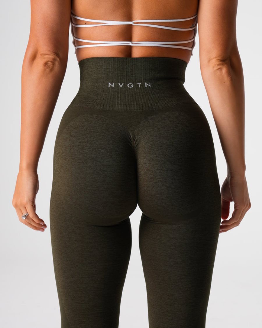 Leggins NVGTN Contour 2.0 Seamless Mujer Verde Oliva España | sAfsWjqv