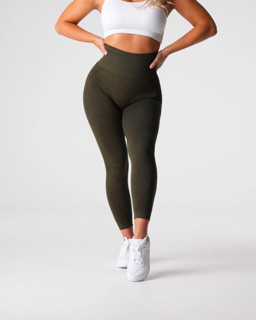 Leggins NVGTN Contour 2.0 Seamless Mujer Verde Oliva España | sAfsWjqv