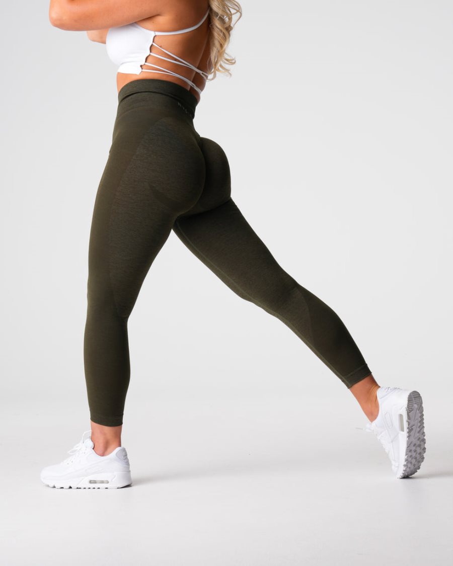 Leggins NVGTN Contour 2.0 Seamless Mujer Verde Oliva España | sAfsWjqv