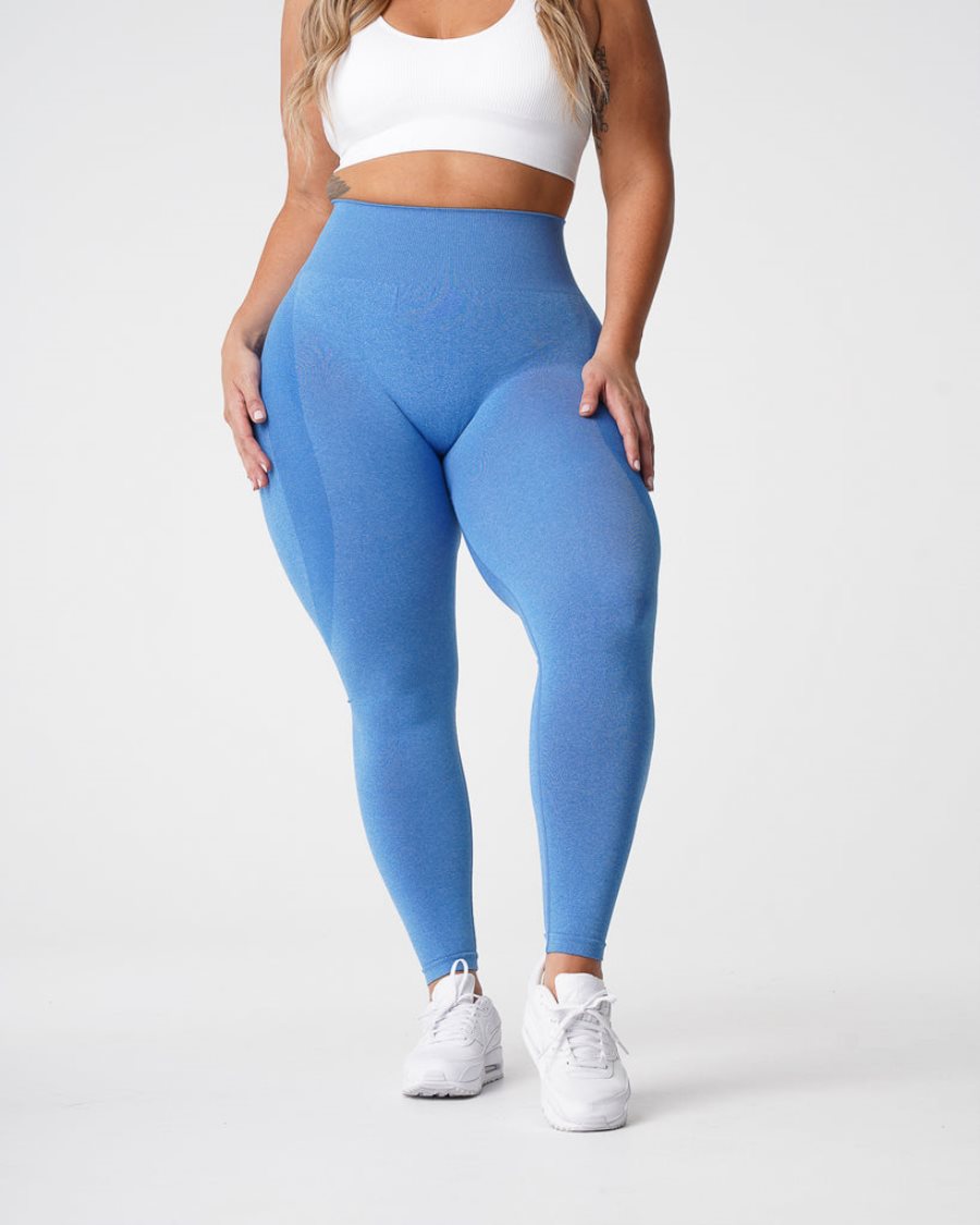 Leggins NVGTN Contour Seamless Mujer Azules España | 2v4TeQne