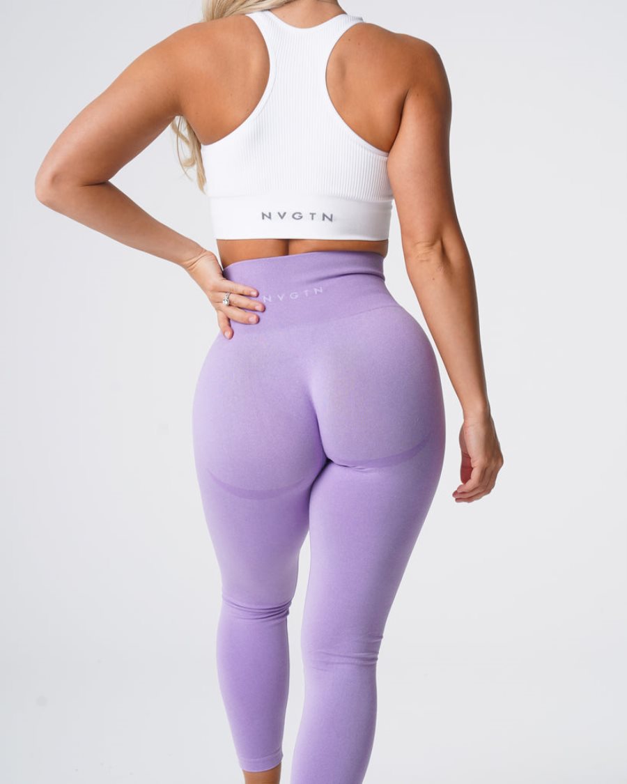 Leggins NVGTN Contour Seamless Mujer Moradas España | 8wEMRylz