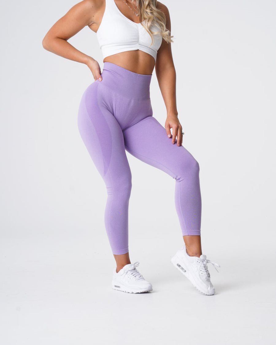 Leggins NVGTN Contour Seamless Mujer Moradas España | 8wEMRylz