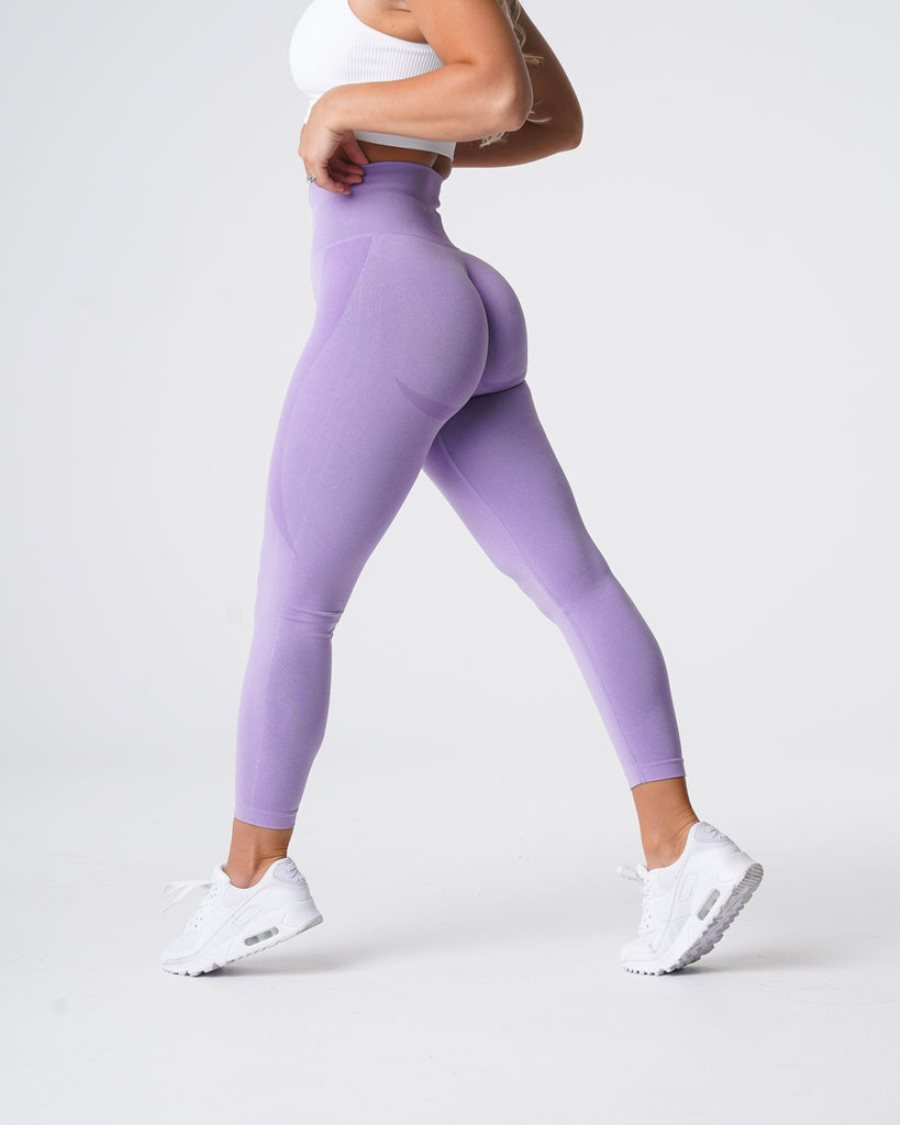 Leggins NVGTN Contour Seamless Mujer Moradas España | 8wEMRylz