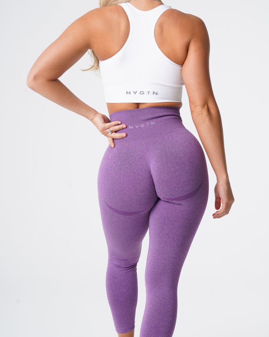 Leggins NVGTN Contour Seamless Mujer Moradas España | ggyv9yxq