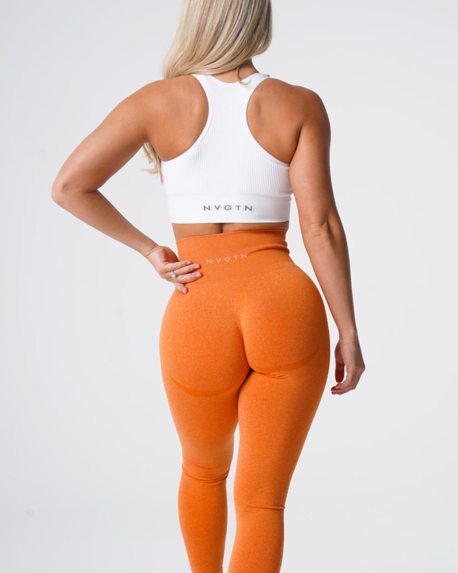 Leggins NVGTN Contour Seamless Mujer Naranjas España | C89kKqYF