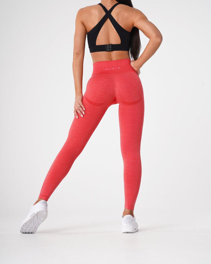 Leggins NVGTN Contour Seamless Mujer Rojas España | 3Wc5lBm9