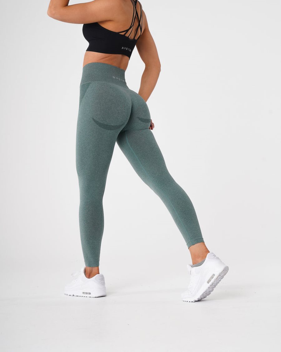 Leggins NVGTN Contour Seamless Mujer Verde España | QlAjLrXC