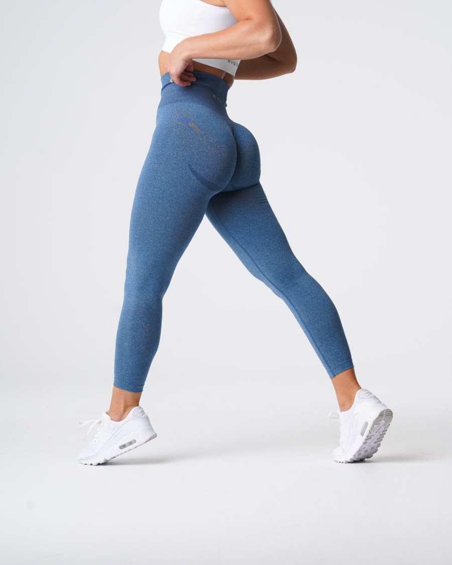 Leggins NVGTN Curve Seamless Mujer Azules España | gIiXmtQC