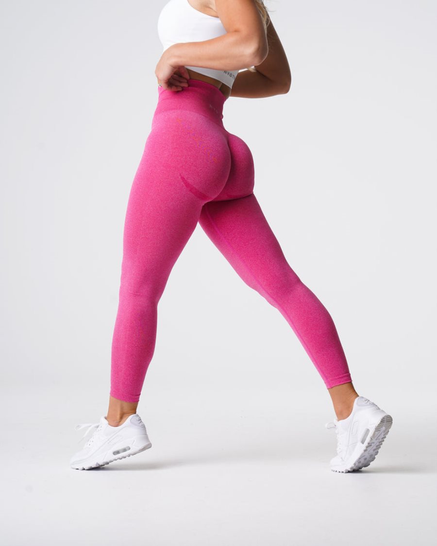 Leggins NVGTN Curve Seamless Mujer Fucsia España | hrXRlhCi