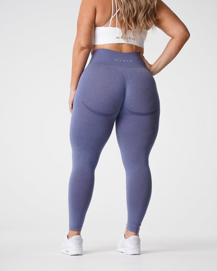 Leggins NVGTN Curve Seamless Mujer Moradas España | 65F5Edzi