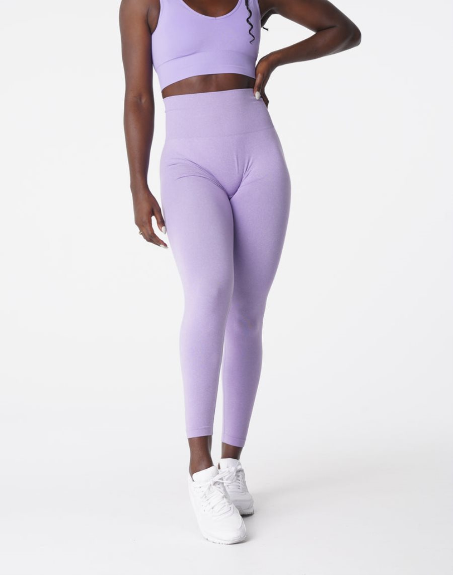 Leggins NVGTN Curve Seamless Mujer Moradas España | V6QfLPhV