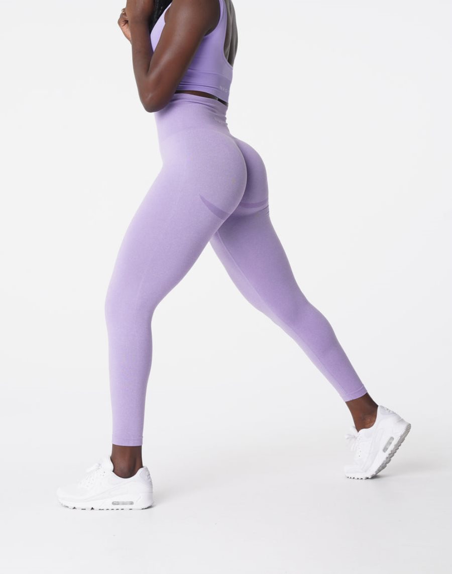 Leggins NVGTN Curve Seamless Mujer Moradas España | V6QfLPhV