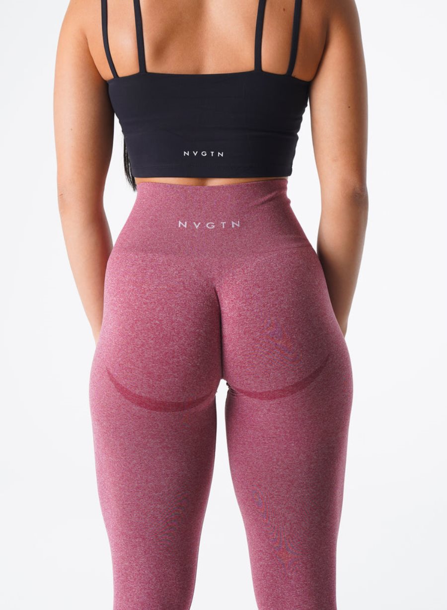 Leggins NVGTN Curve Seamless Mujer Moradas Rojas España | ZTeI9GwE