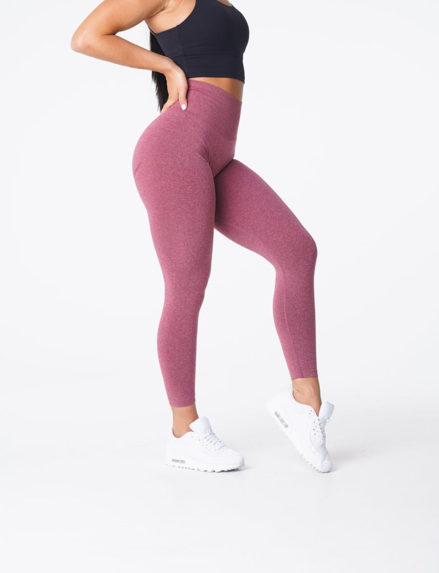 Leggins NVGTN Curve Seamless Mujer Moradas Rojas España | ZTeI9GwE