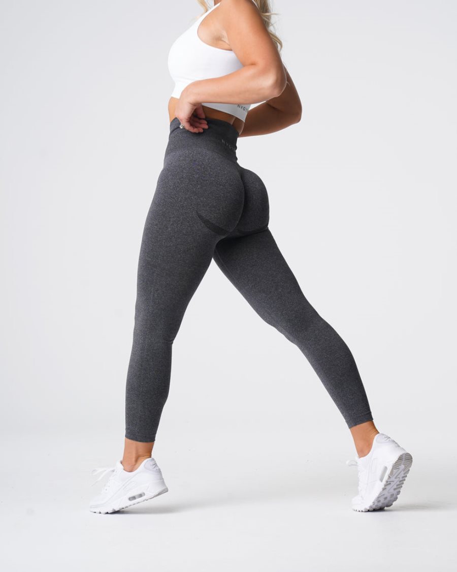 Leggins NVGTN Curve Seamless Mujer Negras España | RKoIFfu8