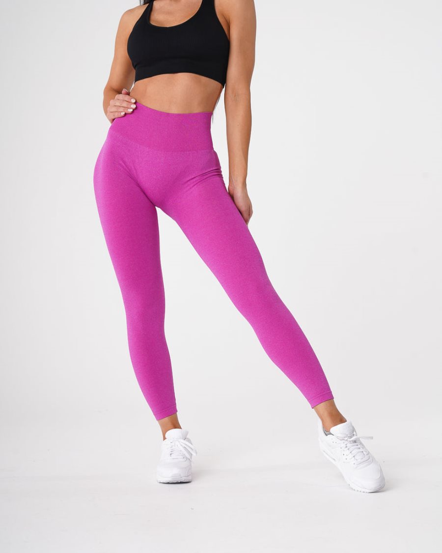 Leggins NVGTN Curve Seamless Mujer Rosas España | MqAMi1IT