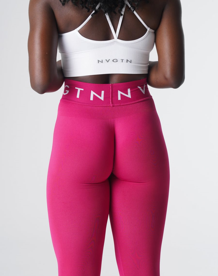 Leggins NVGTN Deporte Seamless Mujer Blancas España | TGNkTGFI