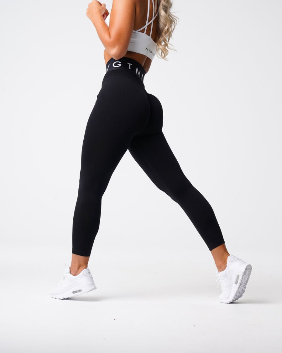 Leggins NVGTN Deporte Seamless Mujer Negras España | aIpb0SgT