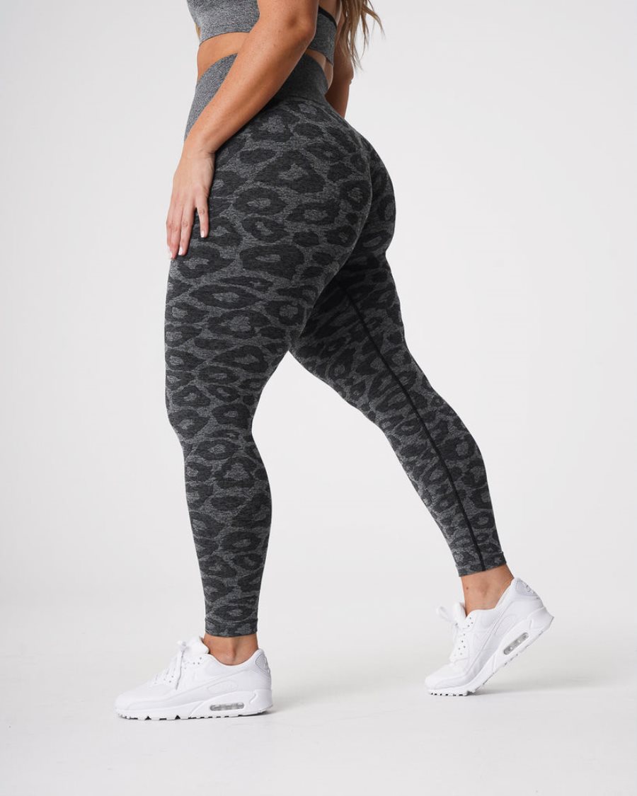 Leggins NVGTN Leopard Seamless Mujer Negras España | ZcUcrDpP