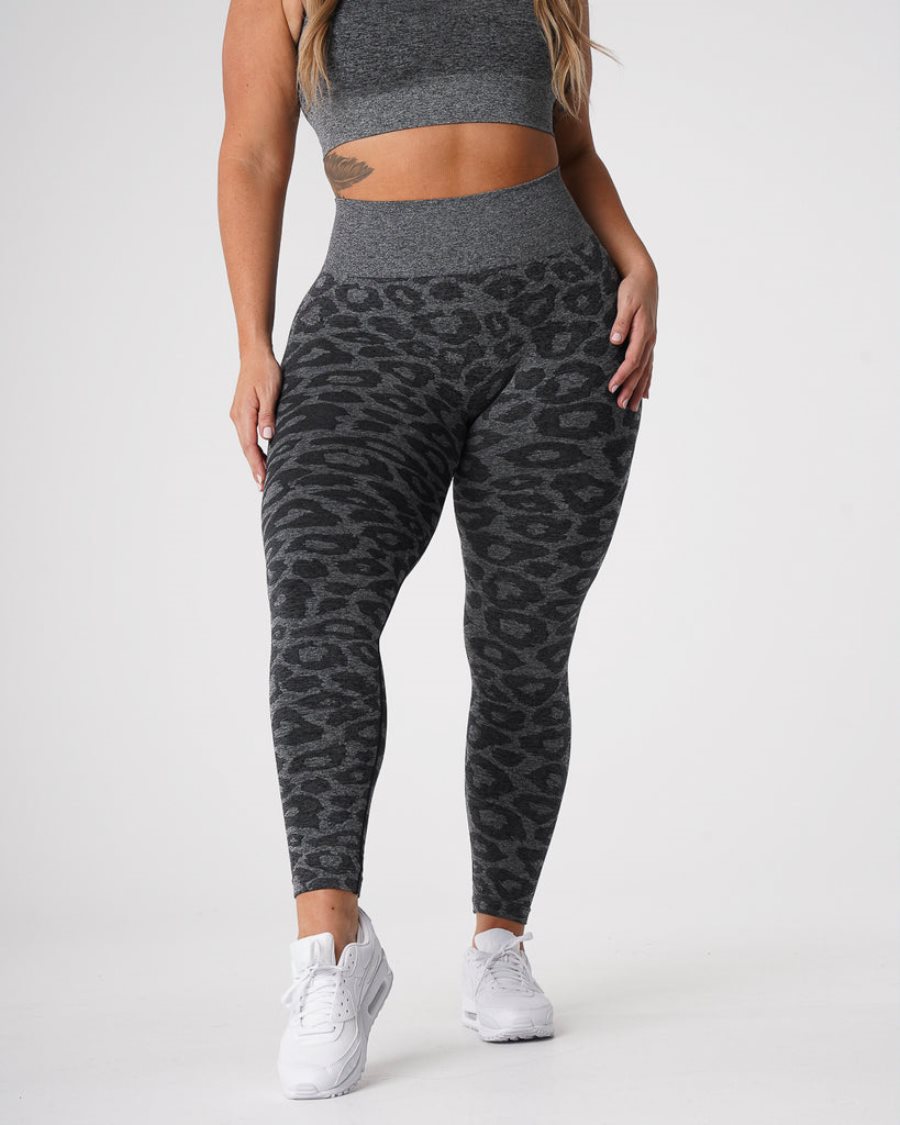 Leggins NVGTN Leopard Seamless Mujer Negras España | ZcUcrDpP