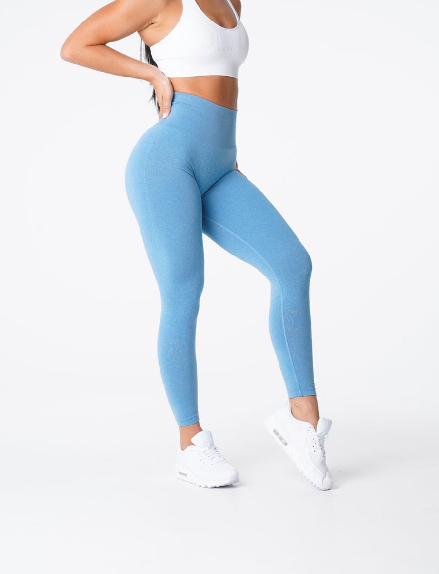 Leggins NVGTN NV Seamless Mujer Azules España | dFc41V3T