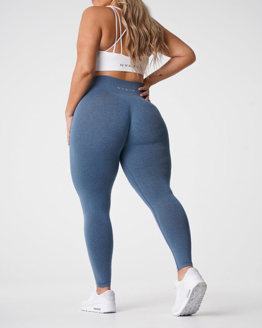 Leggins NVGTN NV Seamless Mujer Azules España | nsuGz2Lm