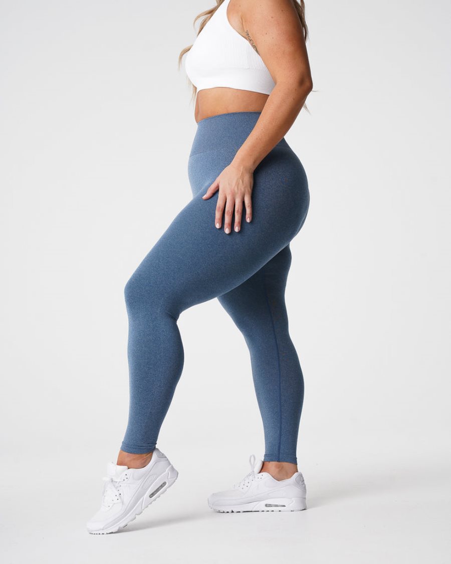 Leggins NVGTN NV Seamless Mujer Azules España | nsuGz2Lm