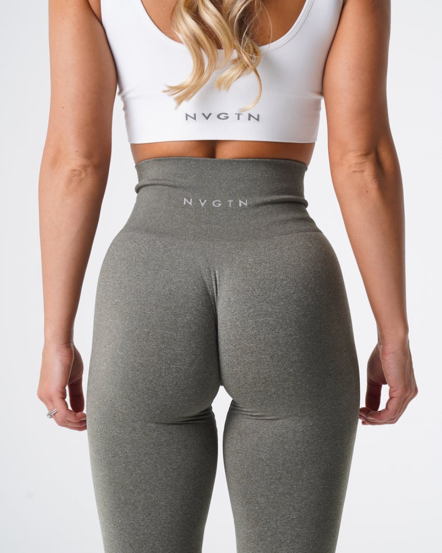 Leggins NVGTN NV Seamless Mujer Kaki Verde España | O4kns8yT