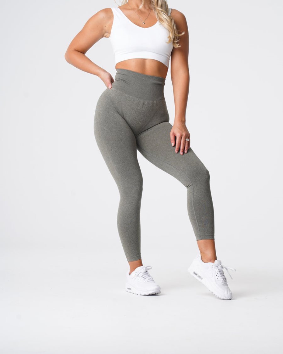 Leggins NVGTN NV Seamless Mujer Kaki Verde España | O4kns8yT