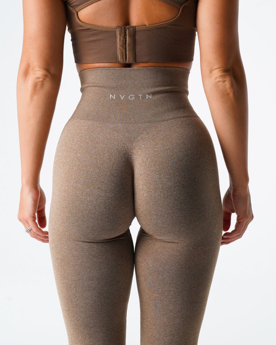 Leggins NVGTN NV Seamless Mujer Marrones España | ikpq6lRb