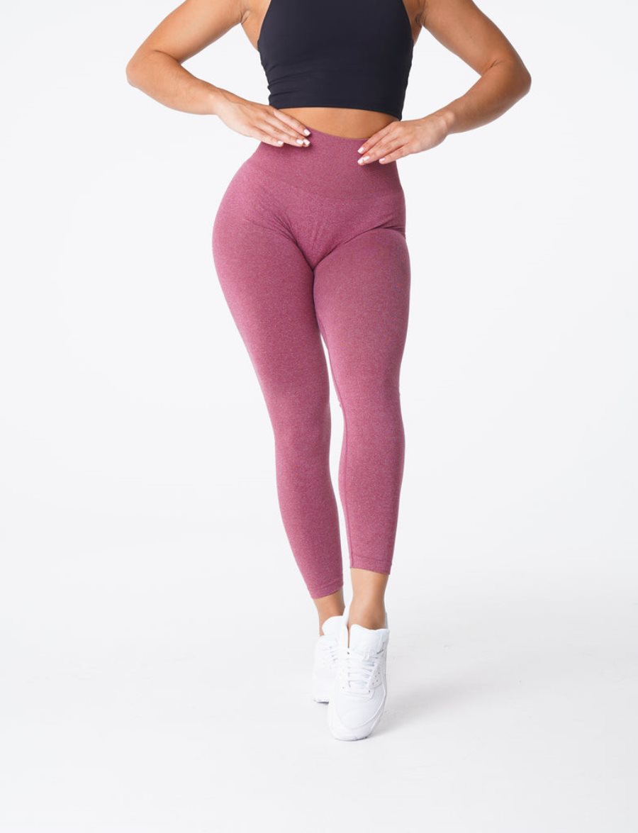 Leggins NVGTN NV Seamless Mujer Moradas Rojas España | HNImrWlE