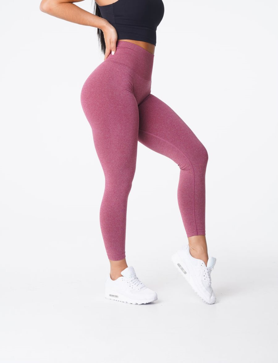 Leggins NVGTN NV Seamless Mujer Moradas Rojas España | HNImrWlE