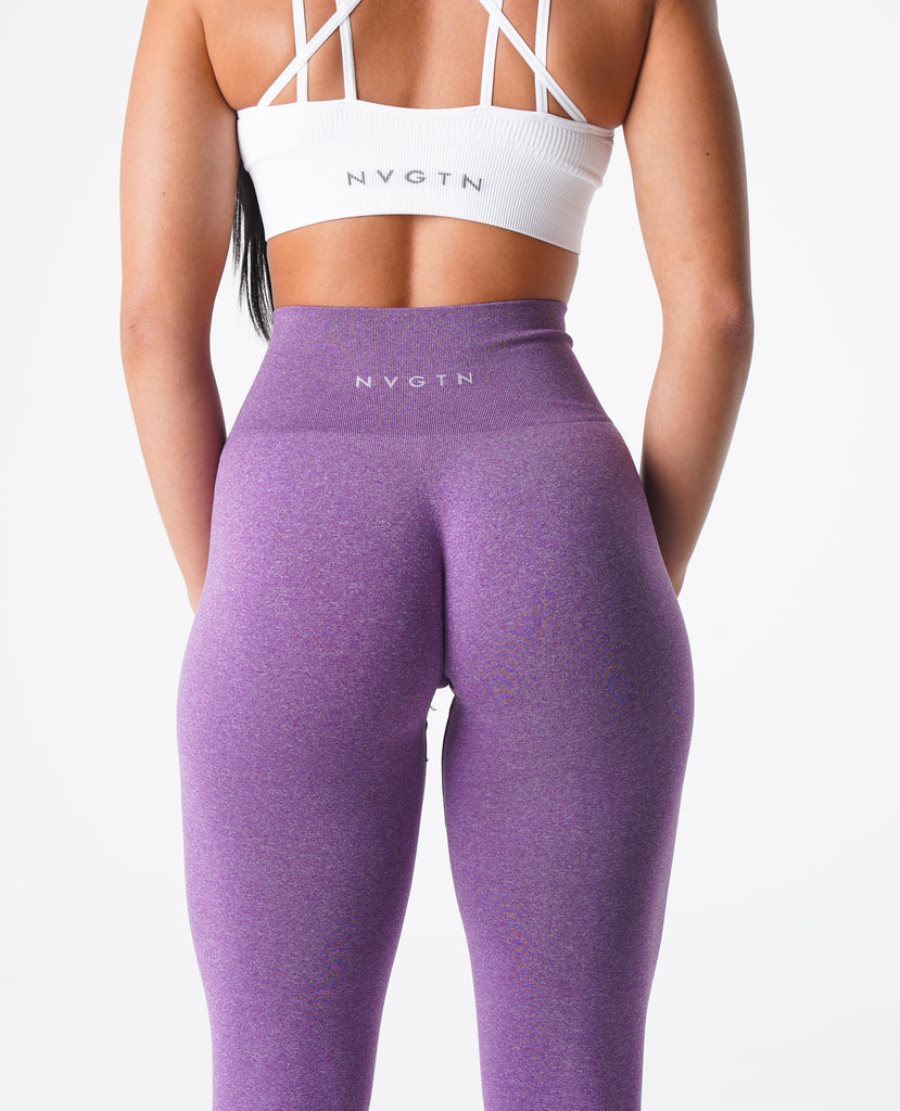 Leggins NVGTN NV Seamless Mujer Moradas España | l06Pabry