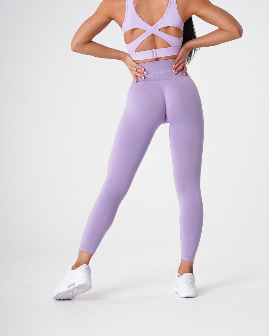 Leggins NVGTN NV Seamless Mujer Moradas España | qwDojphL