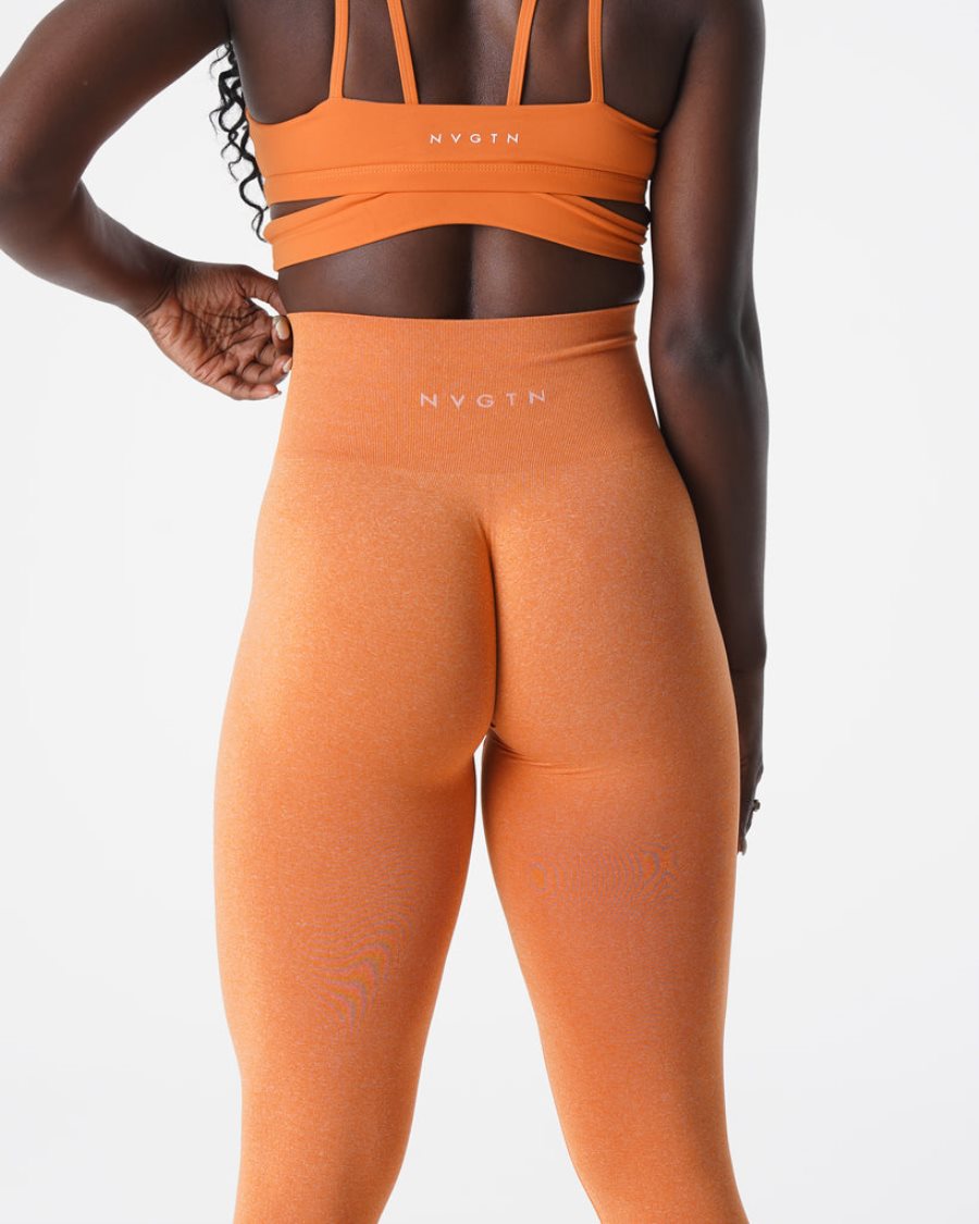 Leggins NVGTN NV Seamless Mujer Naranjas España | yrdI3bcW