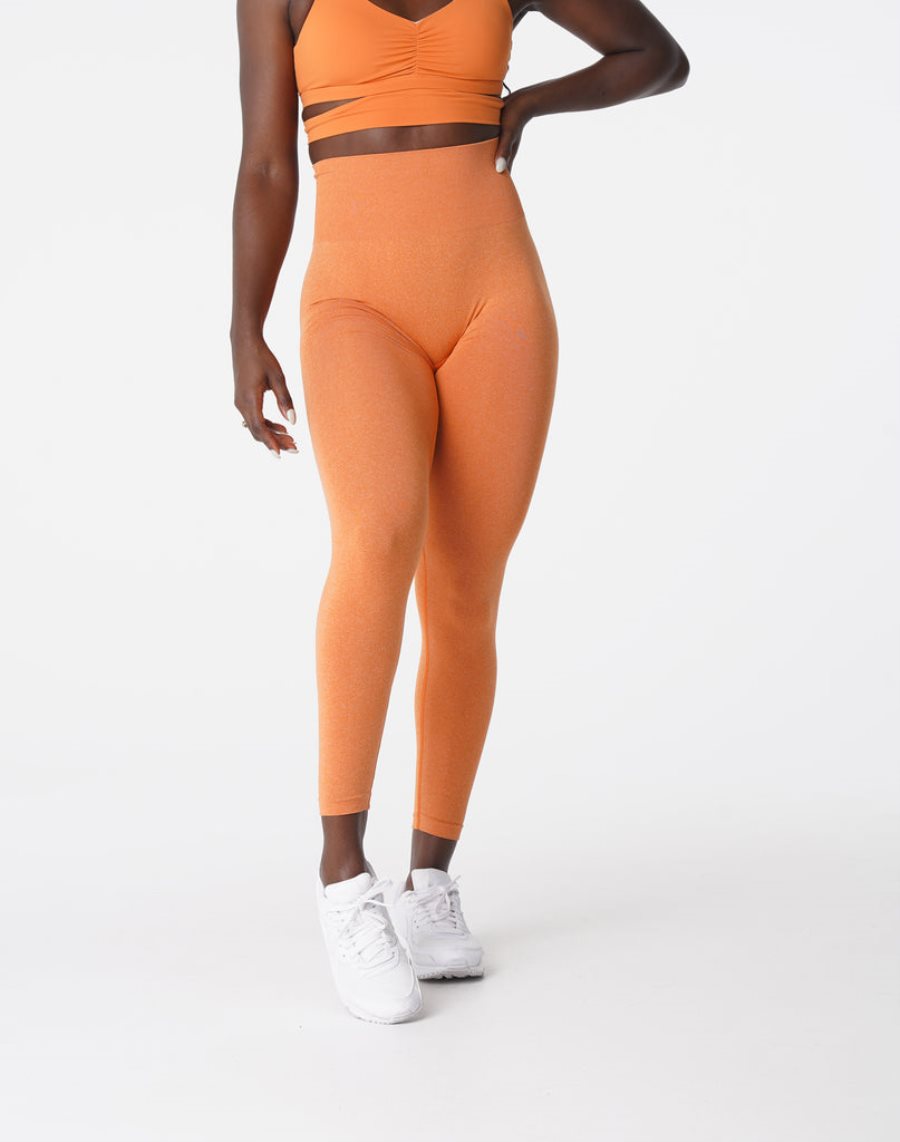 Leggins NVGTN NV Seamless Mujer Naranjas España | yrdI3bcW