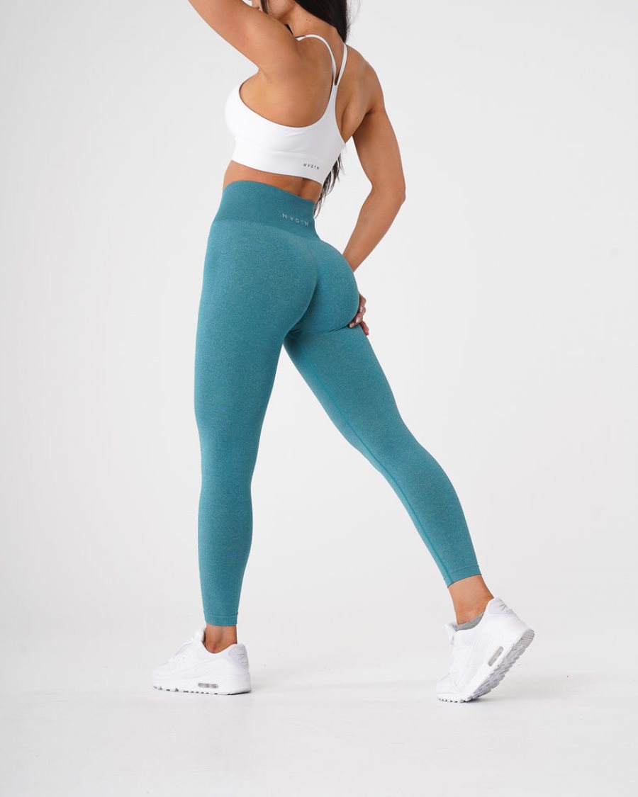 Leggins NVGTN NV Seamless Mujer Turquesa España | TS9udHRz