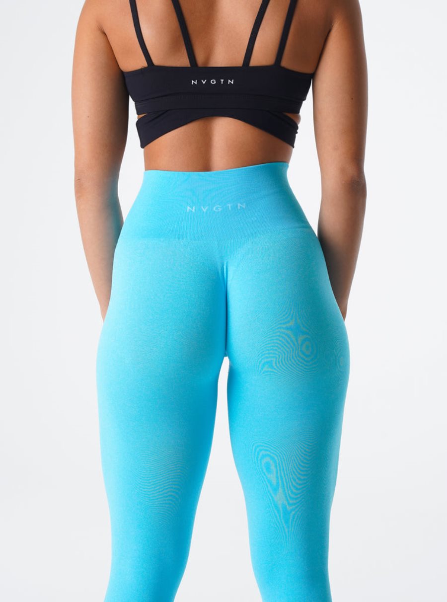 Leggins NVGTN NV Seamless Mujer Turquesa Claro España | yU4ys6io