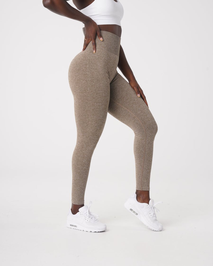 Leggins NVGTN Scrunch Seamless Mujer Marrones España | 0ZdbjJ0Q